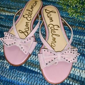 Sam Edelman Lilac Suede Studded Dariel Sandals